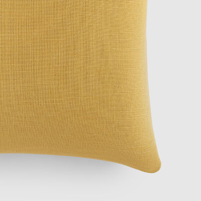 Casual Comfort Solid Cotton 2-pc. Square Throw Pillows