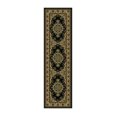 Radici Castello Cora Traditional Medallion 26"X91" Indoor Rectangular Runner