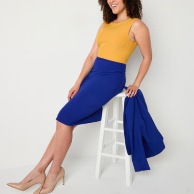 Evan Picone Womens Sleeveless Sheath Dress