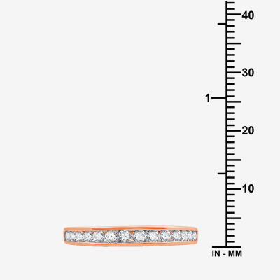 1/2 CT. T.W. Lab Grown White Diamond 10K Gold Wedding Band