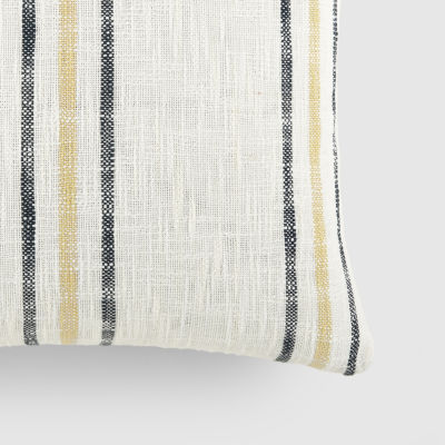 Casual Comfort Framed Stripe Yarn Dyed 2-pc. Square Throw Pillows