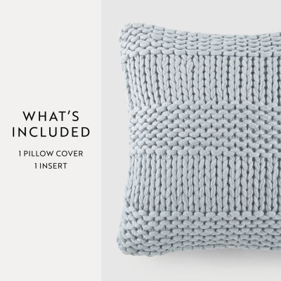 Casual Comfort Chunky Knit Acrylic 2-pc. Square Throw Pillows