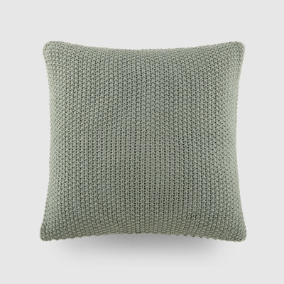 Casual Comfort Stitch Knit Acrylic Square Throw Pillow