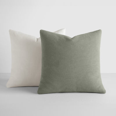 Casual Comfort Solid 2pk 2-pc. Square Throw Pillows