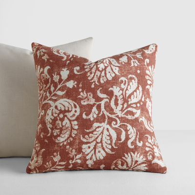 Casual Comfort Distressed Floral 2pk 2-pc. Square Throw Pillows