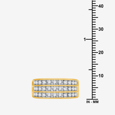 1 CT. T.W. Natural White Diamond 10K Gold Anniversary Band