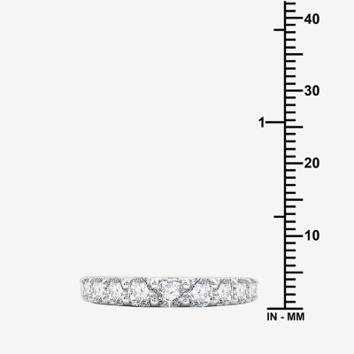 (G / Si1-Si2) 2 CT. T.W. Lab Grown White Diamond 10K Gold Wedding Band