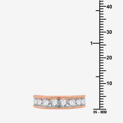 (G / Si1-Si2) 1 1/2 CT. T.W. Lab Grown White Diamond 10K Gold Wedding Band