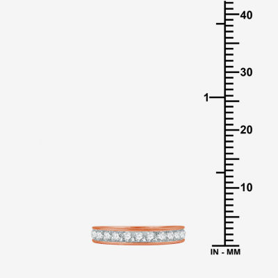 1 CT. T.W. Lab Grown White Diamond 10K Gold Wedding Band