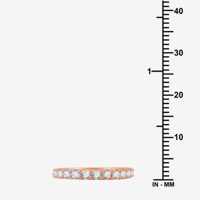 1 CT.T.W. (G-H / I2-I3) Lab-Grown Diamond Wedding Band 10K or 14K Gold