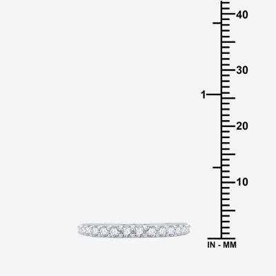Classic Collection 2MM 1/2 CT. T.W. Mined White Diamond 10K Gold Wedding Band
