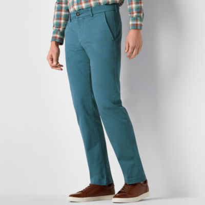 St. John's Bay Stretch Chino Mens Straight Fit Flat Front Pant