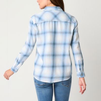 a.n.a Womens Long Sleeve Blouse