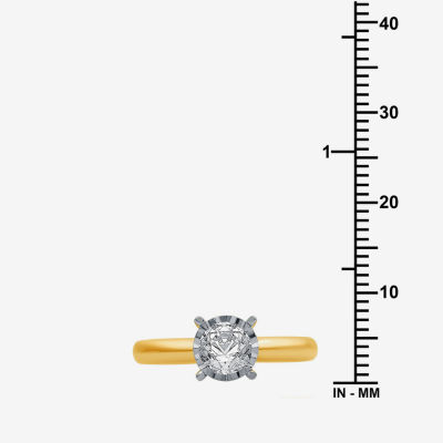 (H-I / I1) Round 1 1/2 CT. T.W. Lab Grown Diamond Bridal Set 10K or 14K Gold