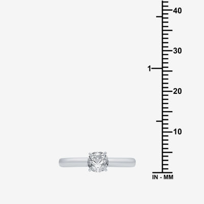 Classic Collection 1/2 CT. Natural Diamond Round Solitaire Engagement Ring in 10K  Gold