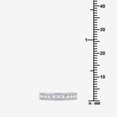 1 CT. T.W. Lab-Grown Diamond Wedding Band 10K or 14K Gold