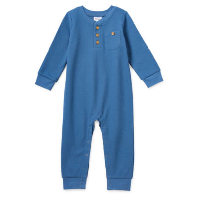 Okie Dokie Baby Boys Long Sleeve Jumpsuit