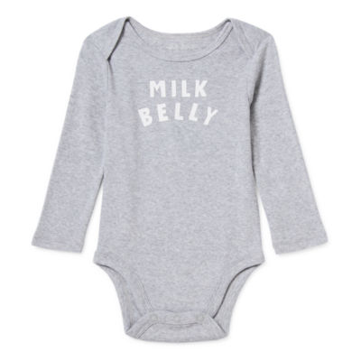 Okie Dokie Baby Unisex Crew Neck Long Sleeve Bodysuit