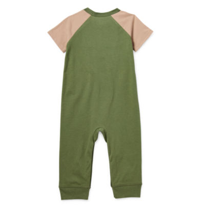 Okie Dokie Baby Boys Short Sleeve Jumpsuit
