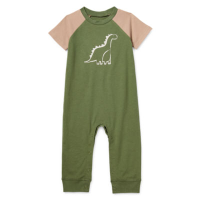 Okie Dokie Baby Boys Short Sleeve Jumpsuit