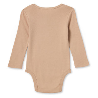 Okie Dokie Baby Unisex Round Neck Long Sleeve Bodysuit