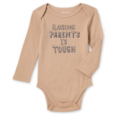 Okie Dokie Baby Unisex Round Neck Long Sleeve Bodysuit