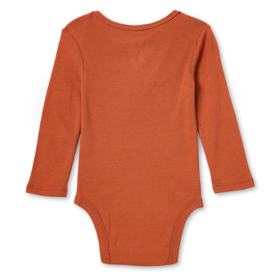 Okie Dokie Baby Unisex Round Neck Long Sleeve Bodysuit