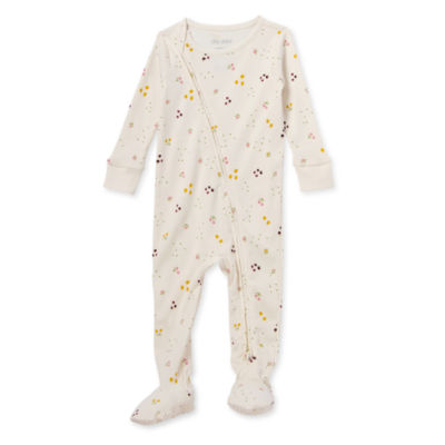 Okie Dokie Baby Girls Footed Long Sleeve One Piece Pajama