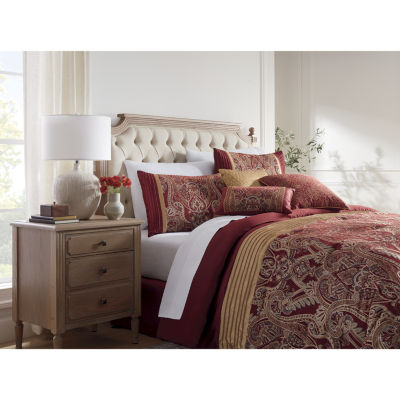 Broadhaven Lancaster Chenille 7-pc. Midweight Embellished Comforter Set