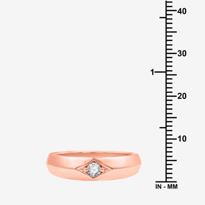 I Said Yes (H-I / I1) 1/5 CT. T.W. Lab Grown White Diamond Sterling Silver or 14K Gold Over Wedding Band