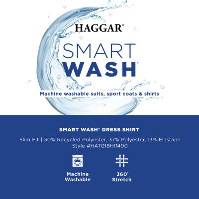 Haggar® Men’s Smart Wash® Slim Fit Dress Shirt