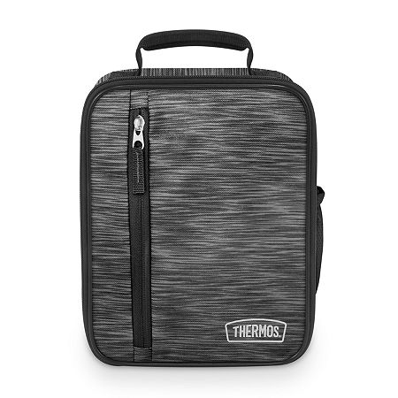 Thermos Upright W Flex-A-Guard Liner Lunch Bag, One Size, Black