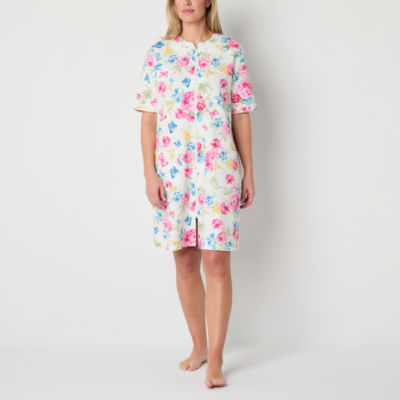 Adonna Womens Short Sleeve Long Length Robe