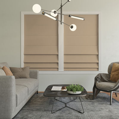 Sun Zero Morin Cordless 100% Blackout Roman Shade