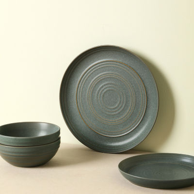 Stone + Lain Elio 4-pc. Stoneware Dinner Plate