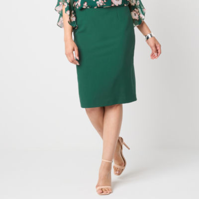 Black Label by Evan-Picone Womens Suit Skirt