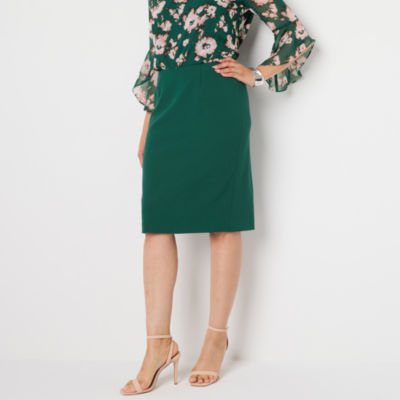 Black Label by Evan-Picone Womens Suit Skirt