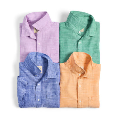 Men's Maya Bay Short Sleeve Shirt - Classic Fit Casual Summer Top