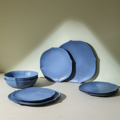Stone + Lain Baskerville 4-pc. Stoneware Dinnerware Set