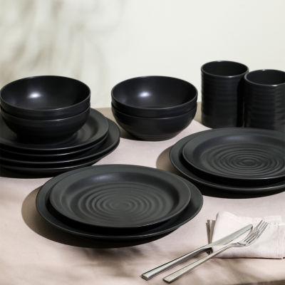 Stone + Lain Orbit 4-pc. Stoneware Dinnerware Set