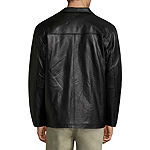 Vintage Leather Lambskin Leather Jacket with Zip Out Lining - Big