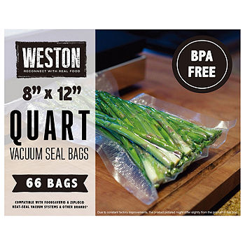 Weston Vacuum Sealer Bags, 8 x 22' Roll - 3 Pack