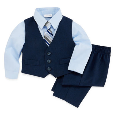 Van Heusen Baby Boys 4-pc. Suit Set, Color: Navy - JCPenney