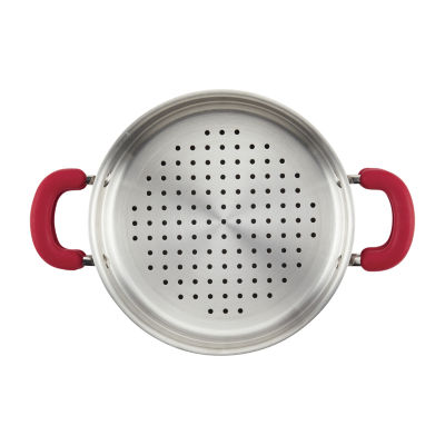 Rachael Ray Create Delicious 3-Pc. Aluminum Non-Stick Steamer with Insert