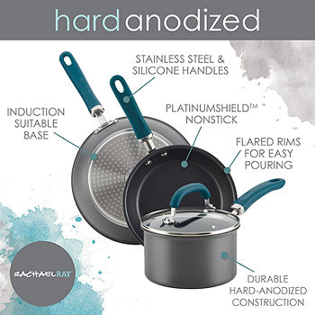 Rachael Ray 12.5-Inch Hard Anodized Non-Stick Frying Pan/Fry Pan