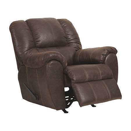 Signature Design By Ashley McGann Rocker Recliner, One Size, Brown