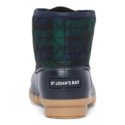 St. John's Bay Womens Denton Flat Heel Rain Boots