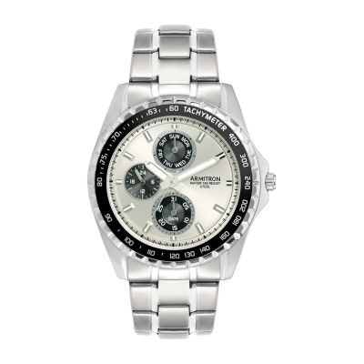 Armitron All Sport Mens Silver Tone Stainless Steel Bracelet Watch 20/5313svsv