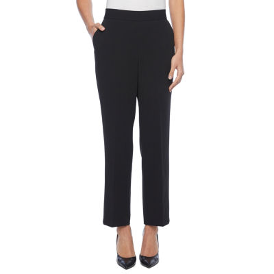 Black Label by Evan-Picone Womens Classic Fit Straight Suit Pants