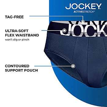 Jockey Active Stretch 4 Pack Briefs - JCPenney